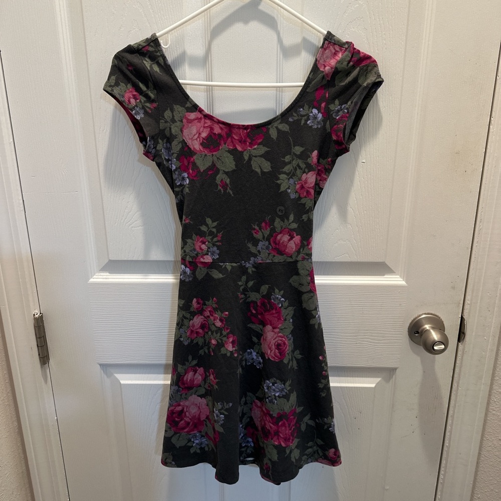 American Eagle Floral Skater Dress